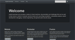 Desktop Screenshot of exploit-exercises.com
